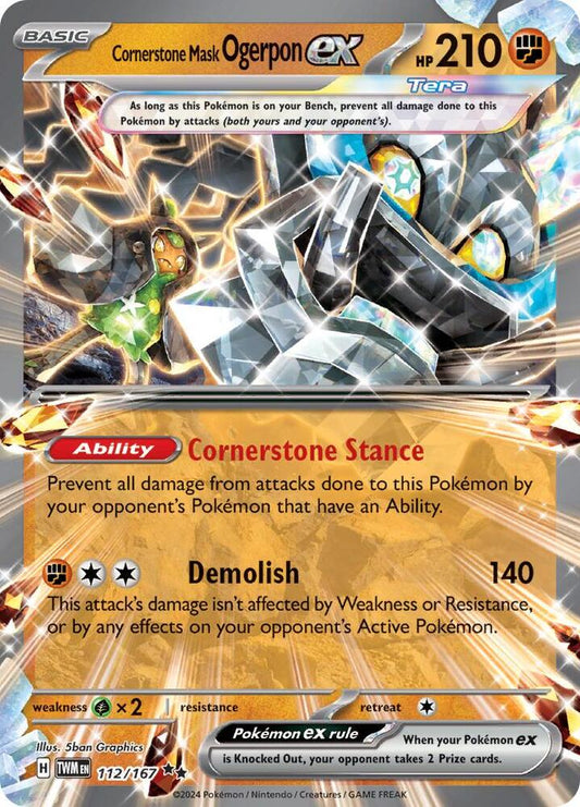Cornerstone Mask Ogerpon ex 112/167