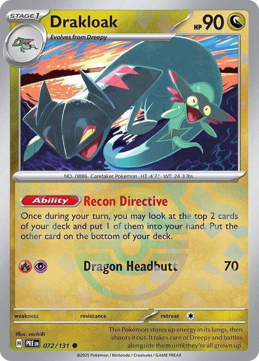 Drakloak Reverse Master Pokeball 072/131