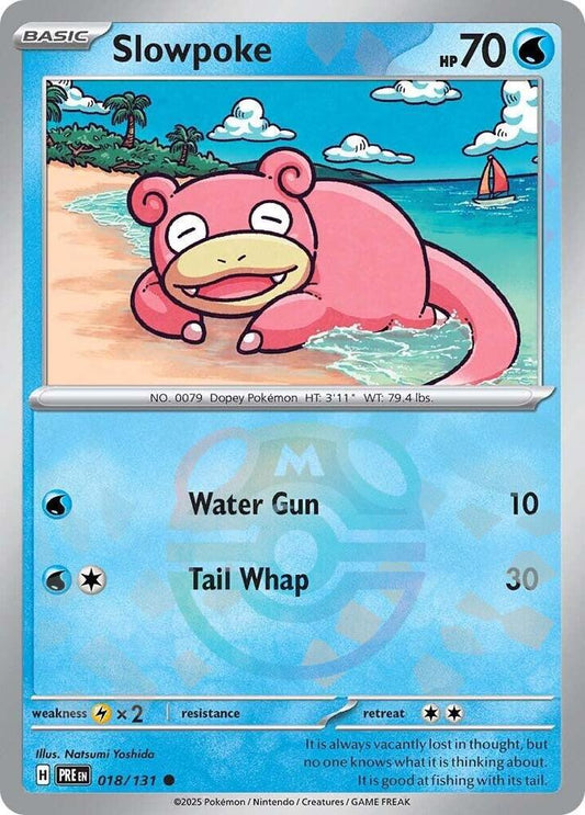 Slowpoke Reverse Master Pokeball 018/131